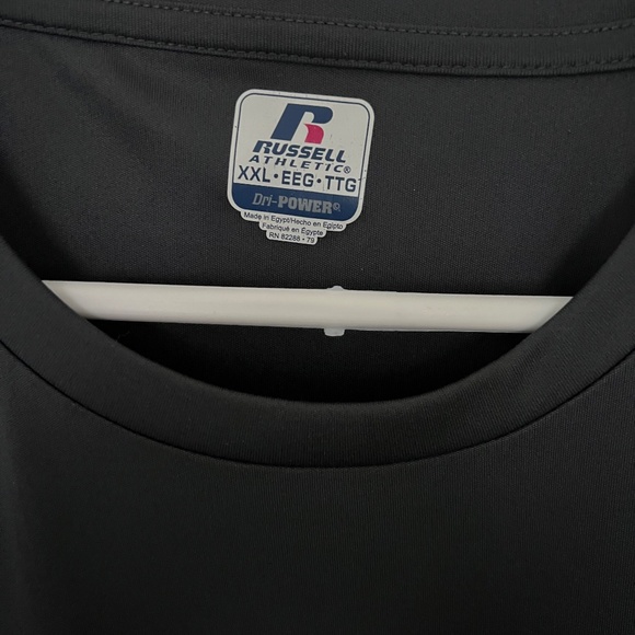 LOT (Qty - 10) RUSSELL ATHLETIC Workout shirts Dri-POWER - Picture 2 of 5